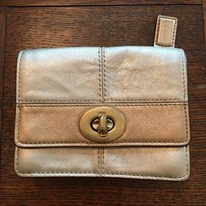 Coach Gold Small Wallet